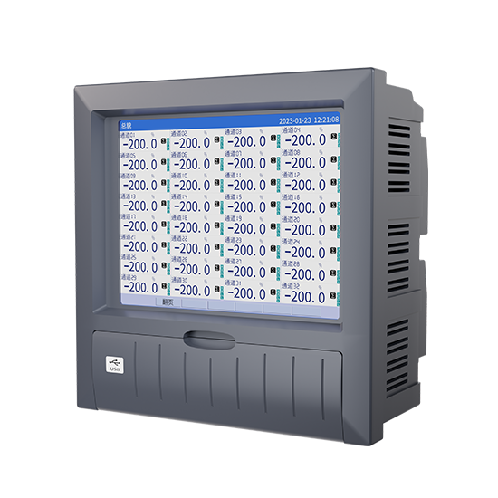 太阳集团tyc4633MIK-R8000D 1-40路 10.4英寸 彩屏 无纸记录仪 USB